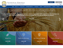 Tablet Screenshot of nationalgrange.org